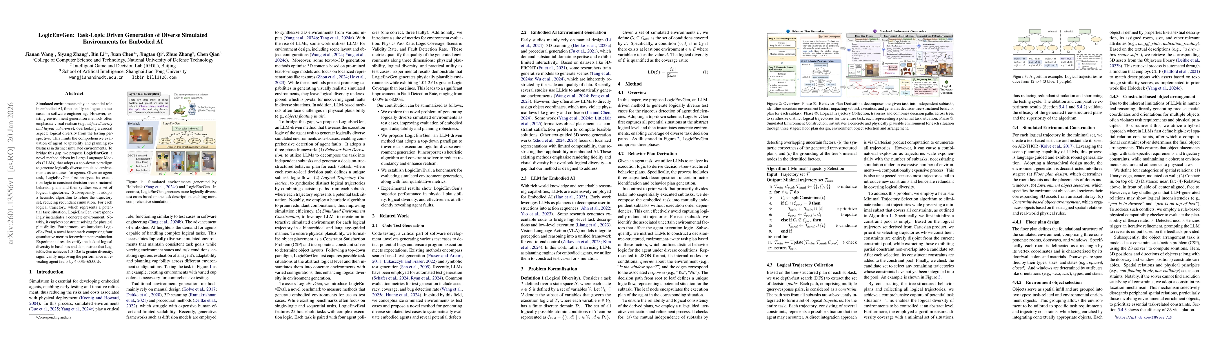 Thumbnail for LogicEnvGen: Task-Logic Driven Generation of Diverse Simulated Environments for Embodied AI