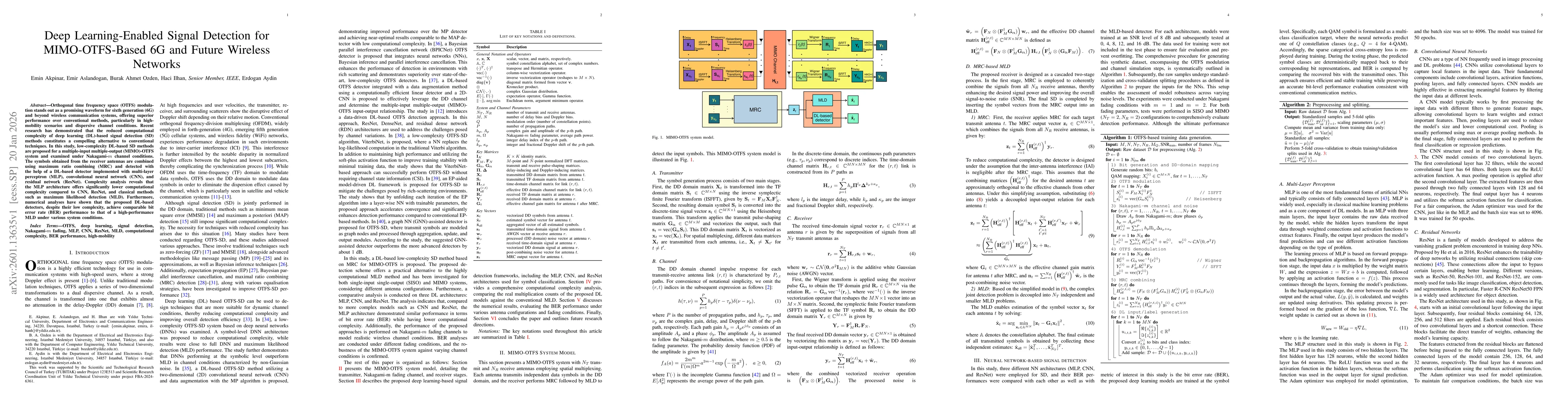 Thumbnail for Deep Learning-Enabled Signal Detection for MIMO-OTFS-Based 6G and Future Wireless Networks