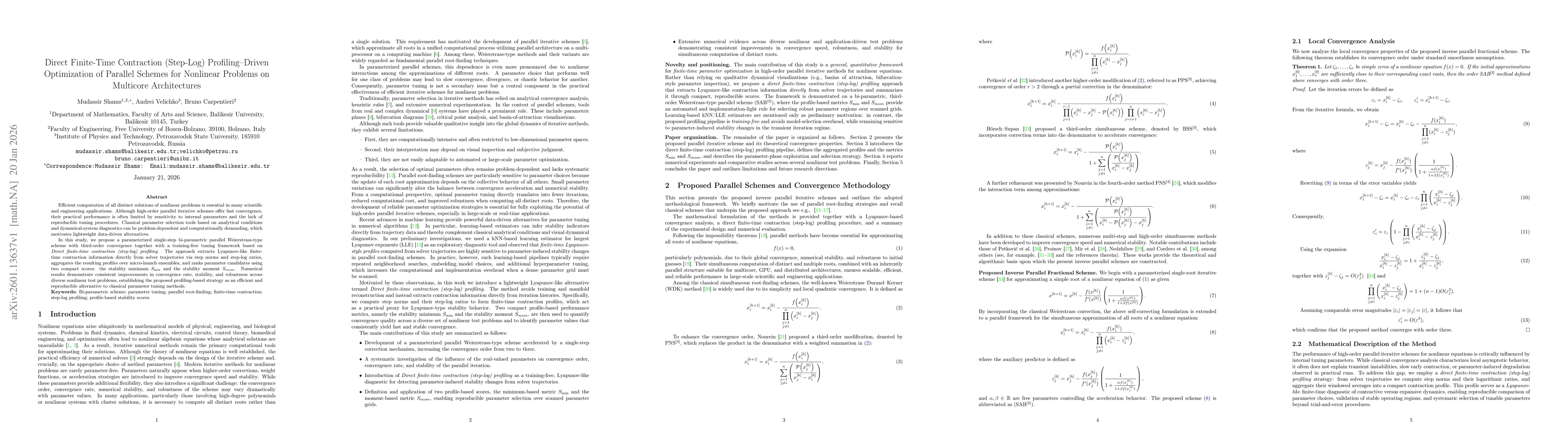 Thumbnail for Direct Finite-Time Contraction (Step-Log) Profiling--Driven Optimization of Parallel Schemes for Nonlinear Problems on Multicore Architectures