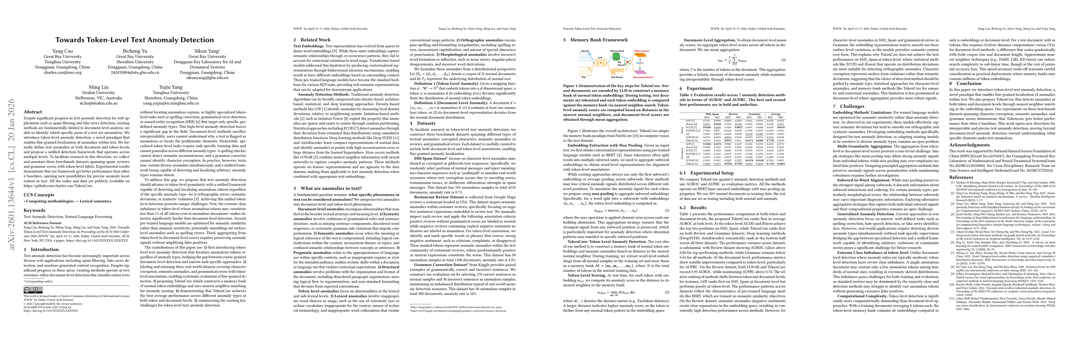 Thumbnail for Towards Token-Level Text Anomaly Detection