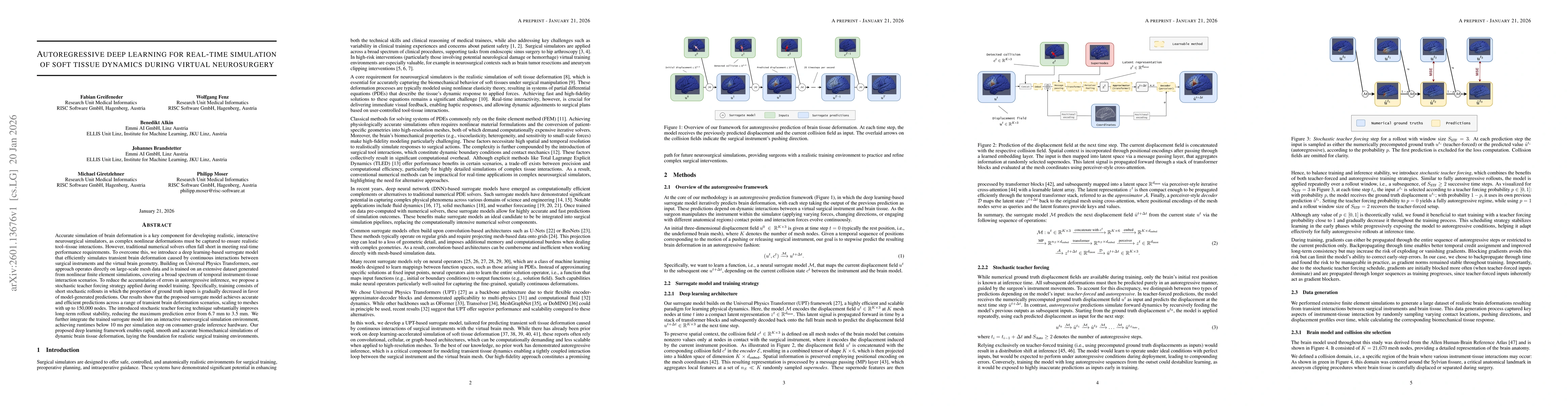 Thumbnail for Autoregressive deep learning for real-time simulation of soft tissue dynamics during virtual neurosurgery