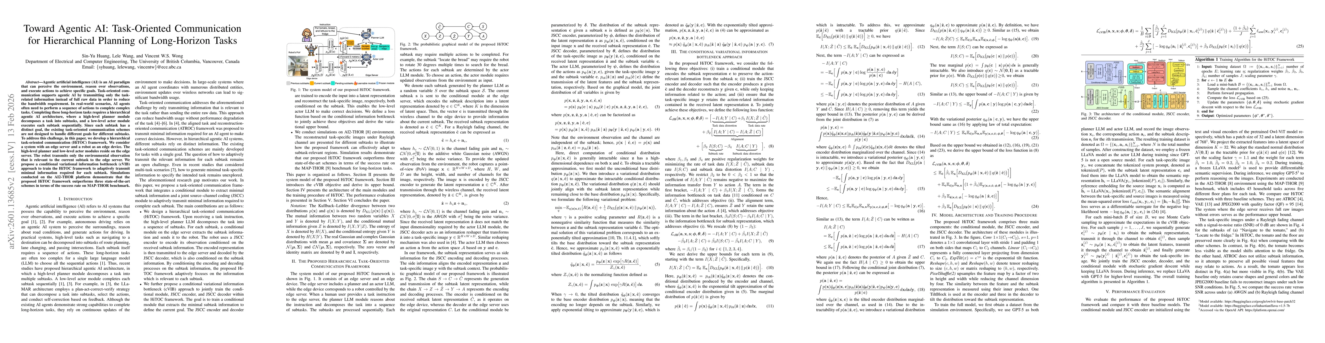 Thumbnail for Toward Agentic AI: Task-Oriented Communication for Hierarchical Planning of Long-Horizon Tasks