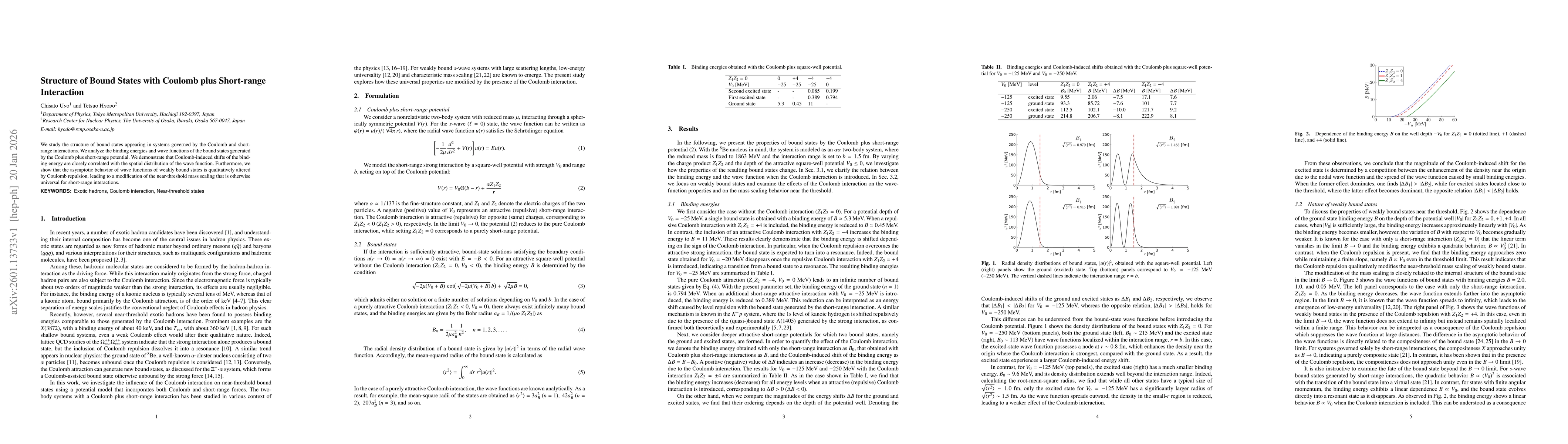 Thumbnail for Structure of Bound States with Coulomb plus Short-range Interaction