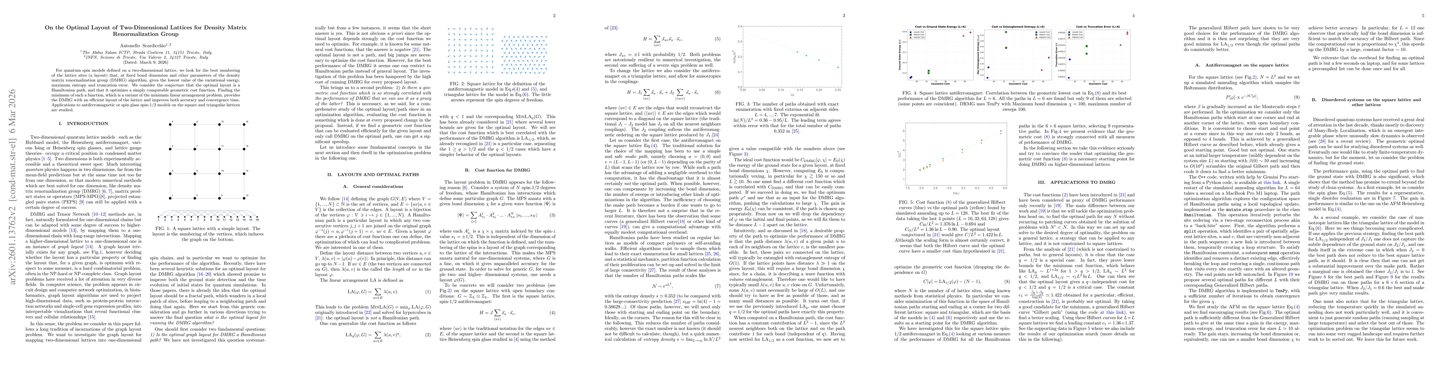 Thumbnail for On the Optimal Layout of Two-Dimensional Lattices for Density Matrix Renormalization Group