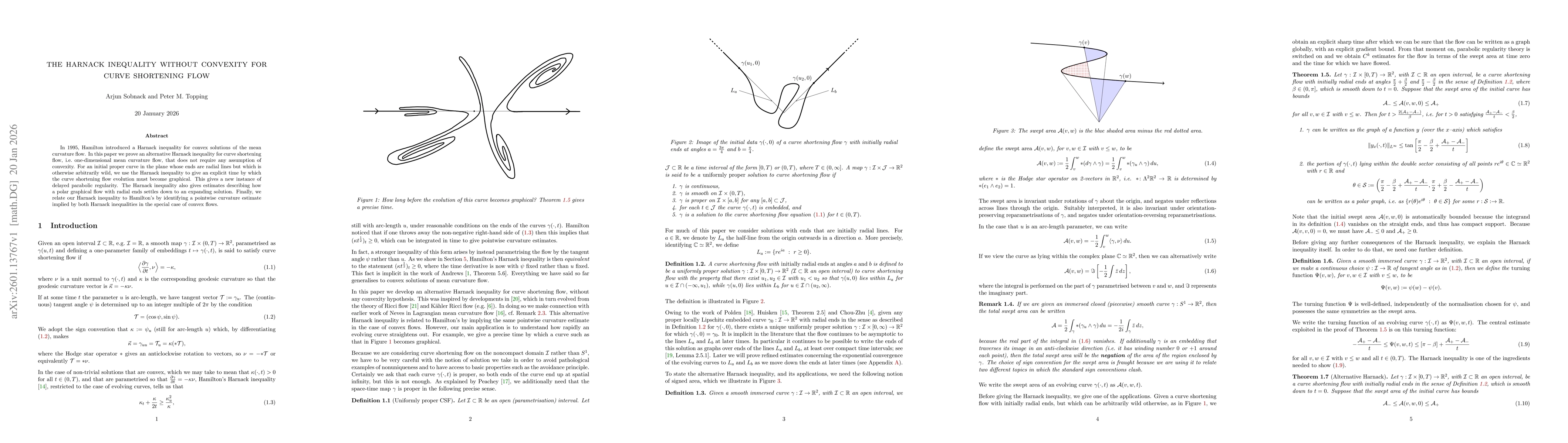 Thumbnail for The Harnack inequality without convexity for curve shortening flow