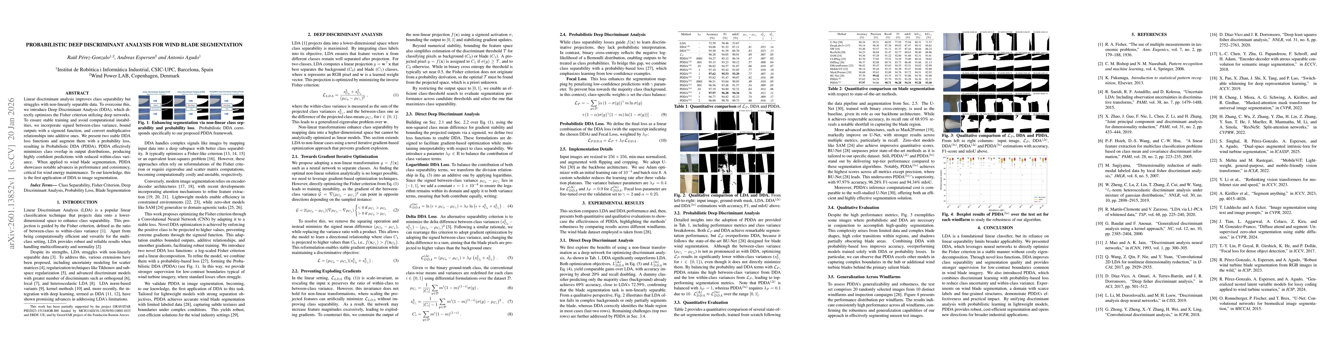 Thumbnail for Probabilistic Deep Discriminant Analysis for Wind Blade Segmentation
