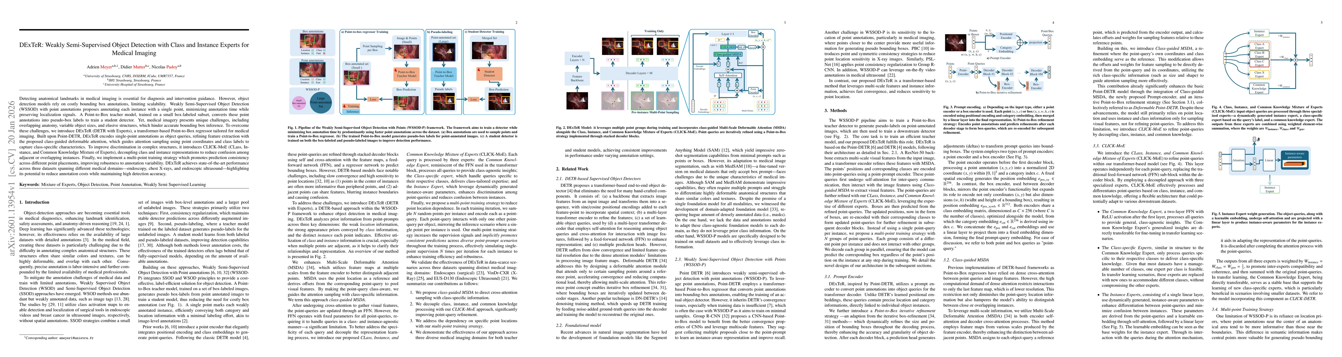Thumbnail for DExTeR: Weakly Semi-Supervised Object Detection with Class and Instance Experts for Medical Imaging