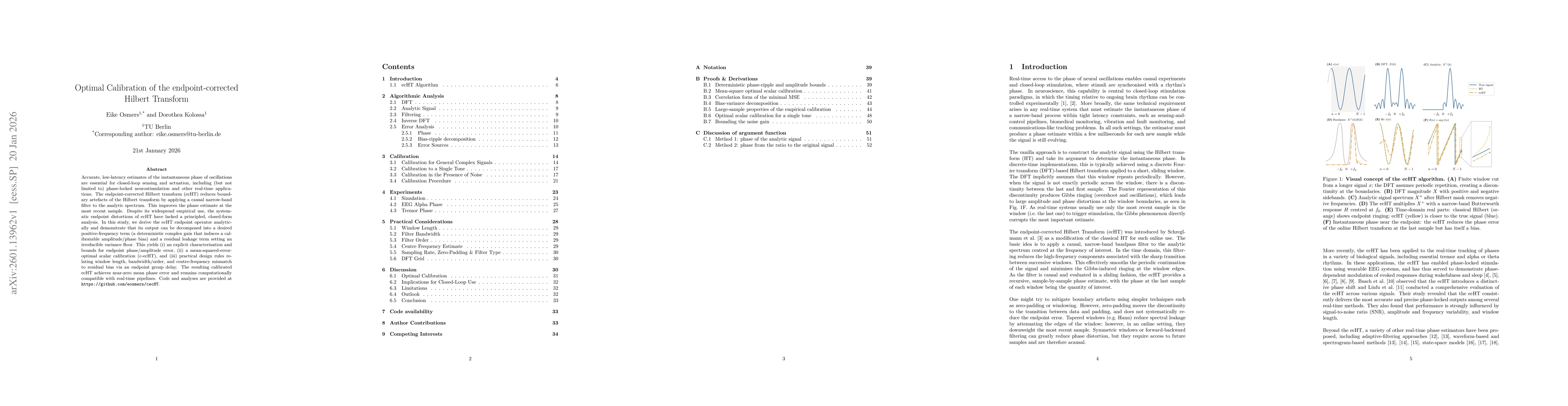 Thumbnail for Optimal Calibration of the endpoint-corrected Hilbert Transform