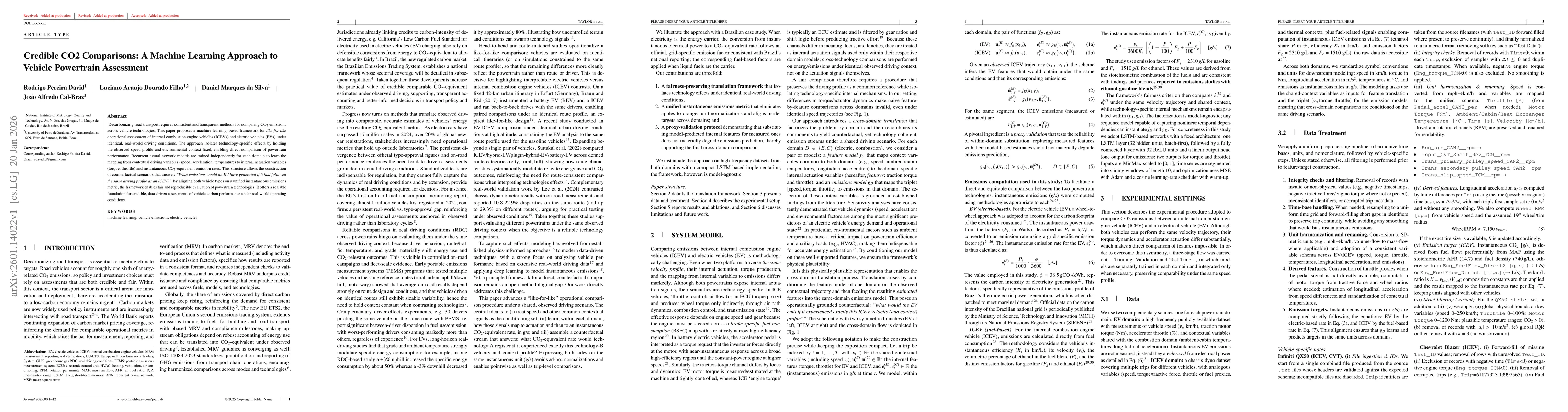 Thumbnail for Credible CO2 Comparisons: A Machine Learning Approach to Vehicle Powertrain Assessment