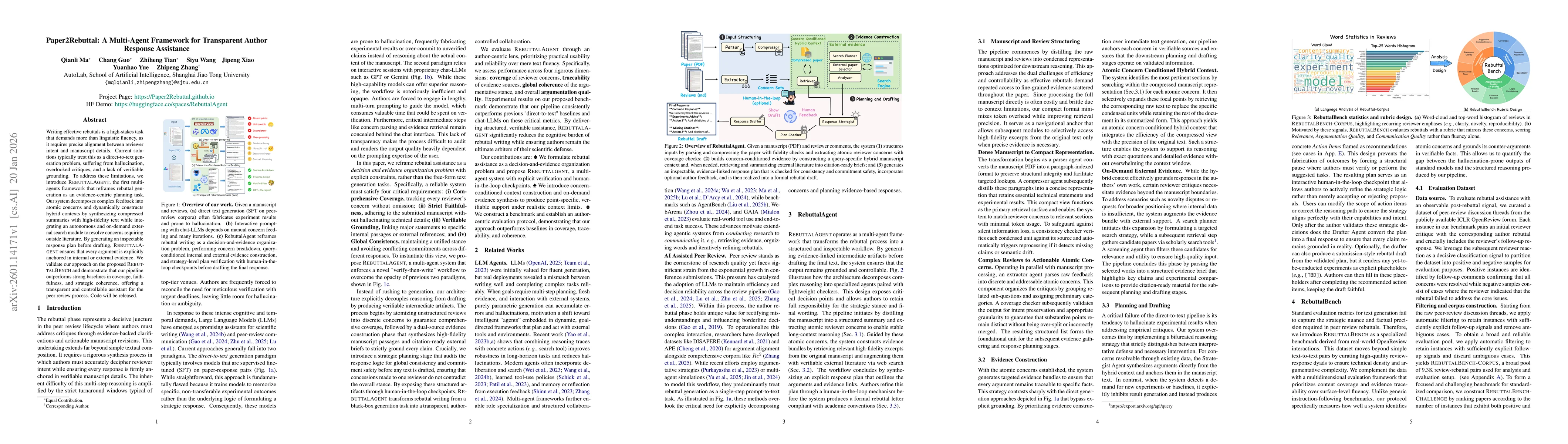 Thumbnail for Paper2Rebuttal: A Multi-Agent Framework for Transparent Author Response Assistance