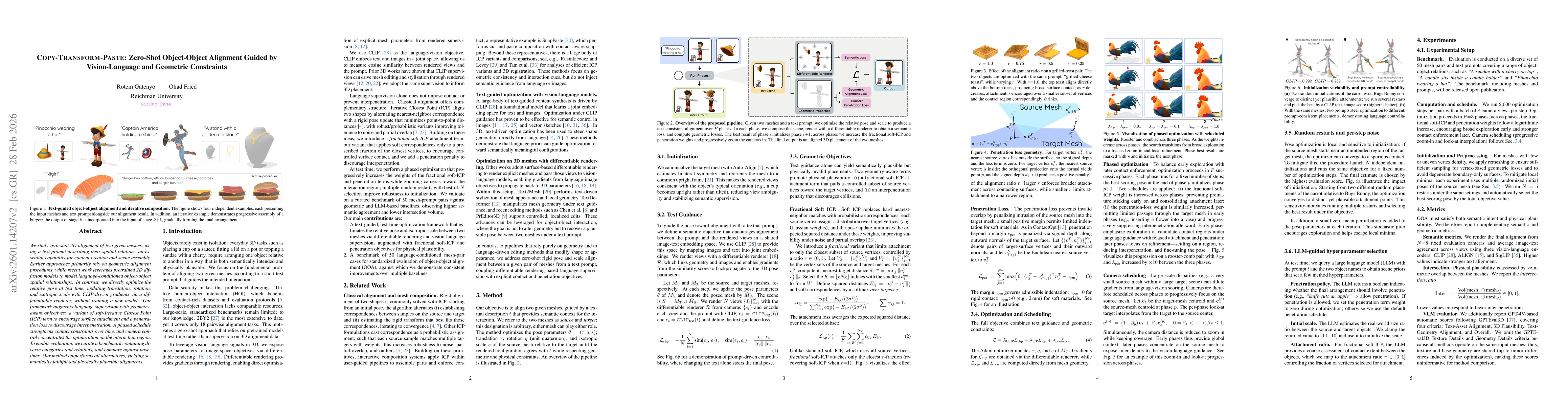 Thumbnail for Copy-Trasform-Paste: Zero-Shot Object-Object Alignment Guided by Vision-Language and Geometric Constraints