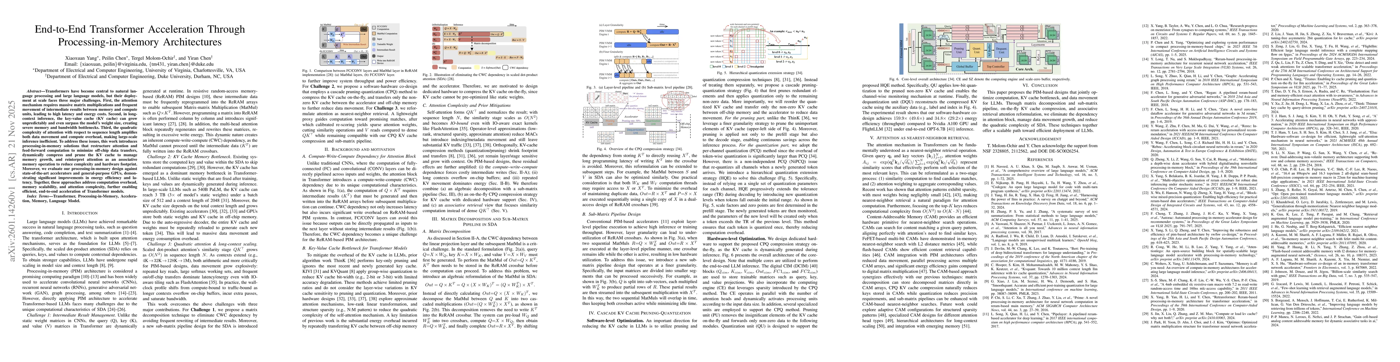 Thumbnail for End-to-End Transformer Acceleration Through Processing-in-Memory Architectures
