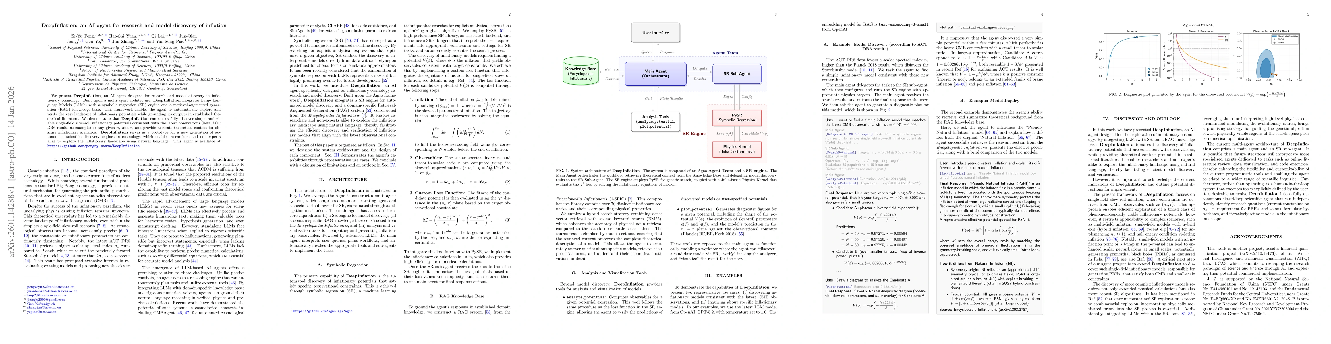 Thumbnail for DeepInflation: an AI agent for research and model discovery of inflation