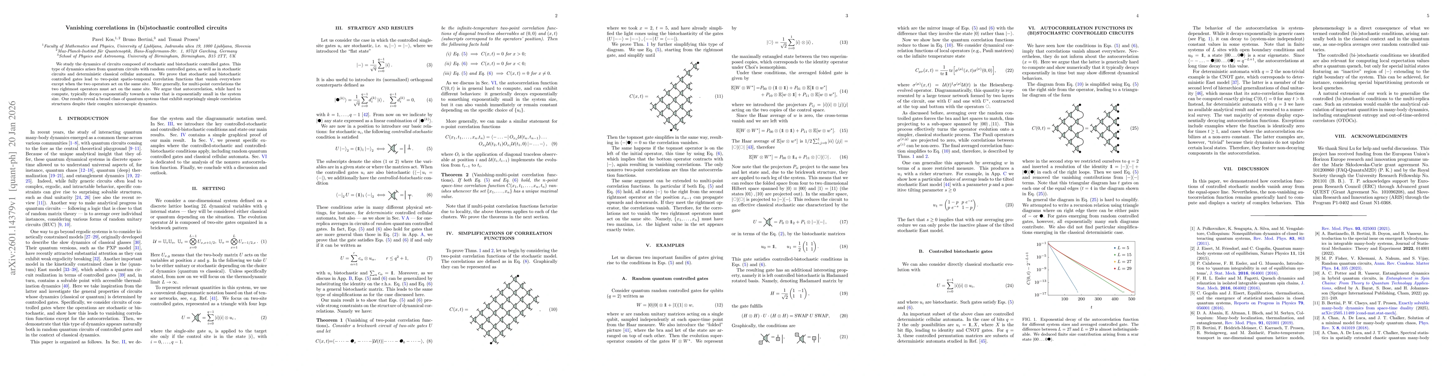 Thumbnail for Vanishing correlations in (bi)stochastic controlled circuits