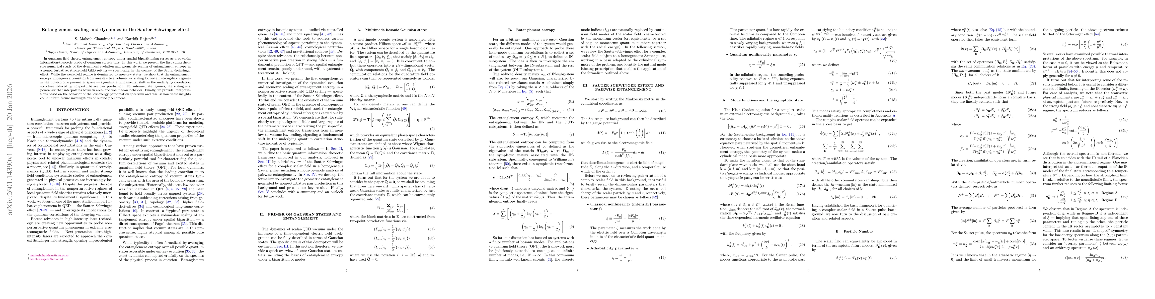 Thumbnail for Entanglement scaling and dynamics in the Sauter-Schwinger effect