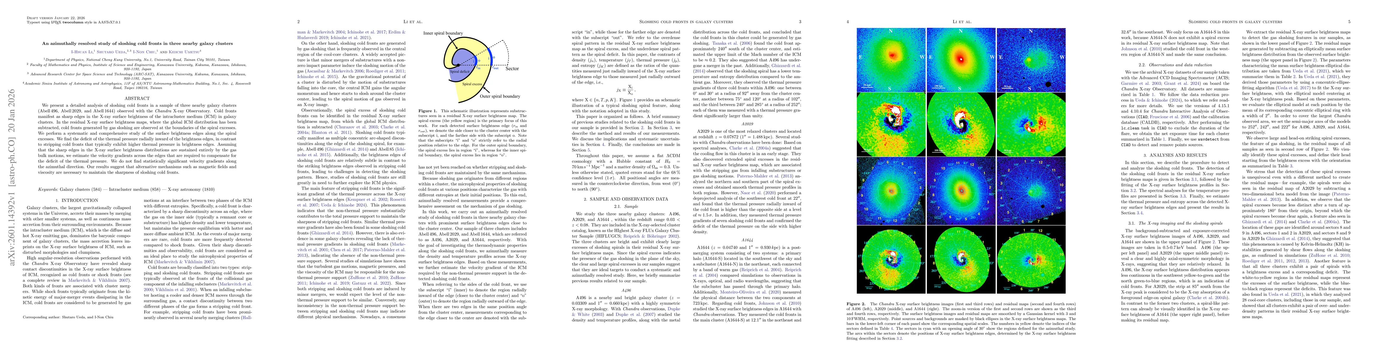 Thumbnail for An azimuthally resolved study of sloshing cold fronts in three nearby galaxy clusters