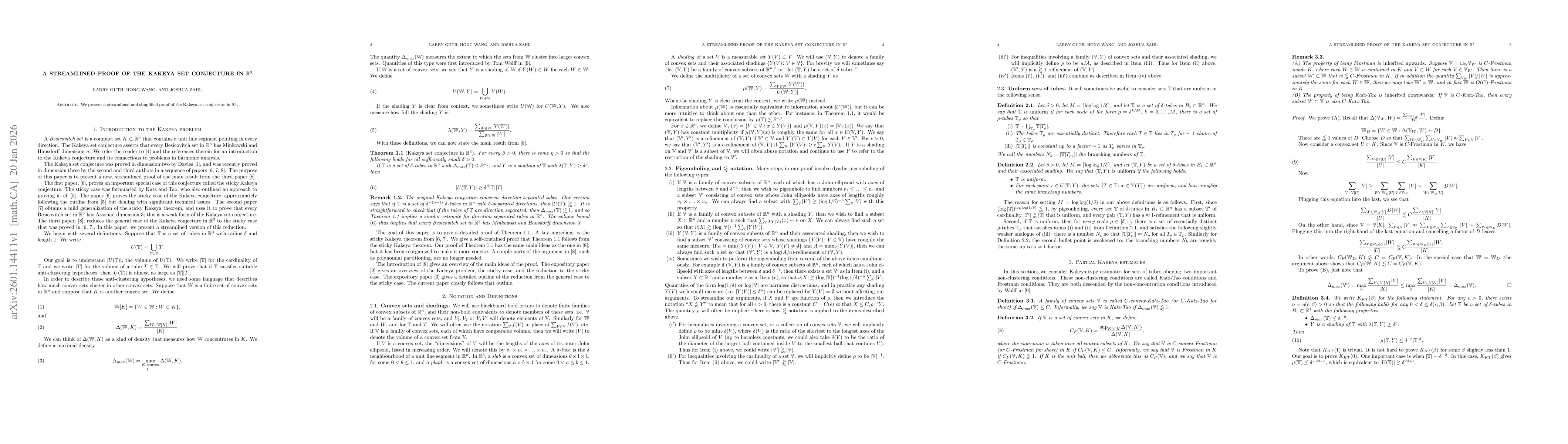 Thumbnail for A streamlined proof of the Kakeya set conjecture in $\mathbb{R}^3$