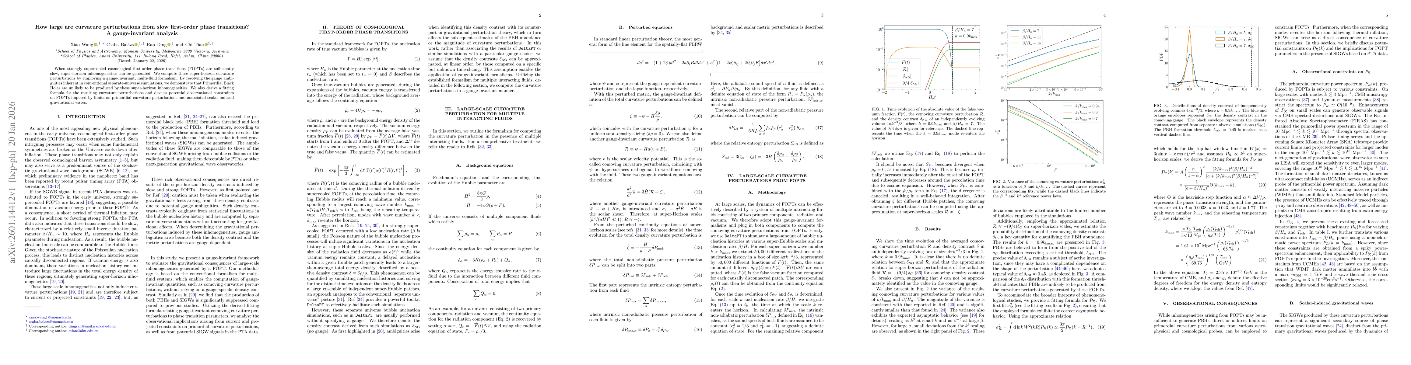 Thumbnail for How large are curvature perturbations from slow first-order phase transitions? A gauge-invariant analysis