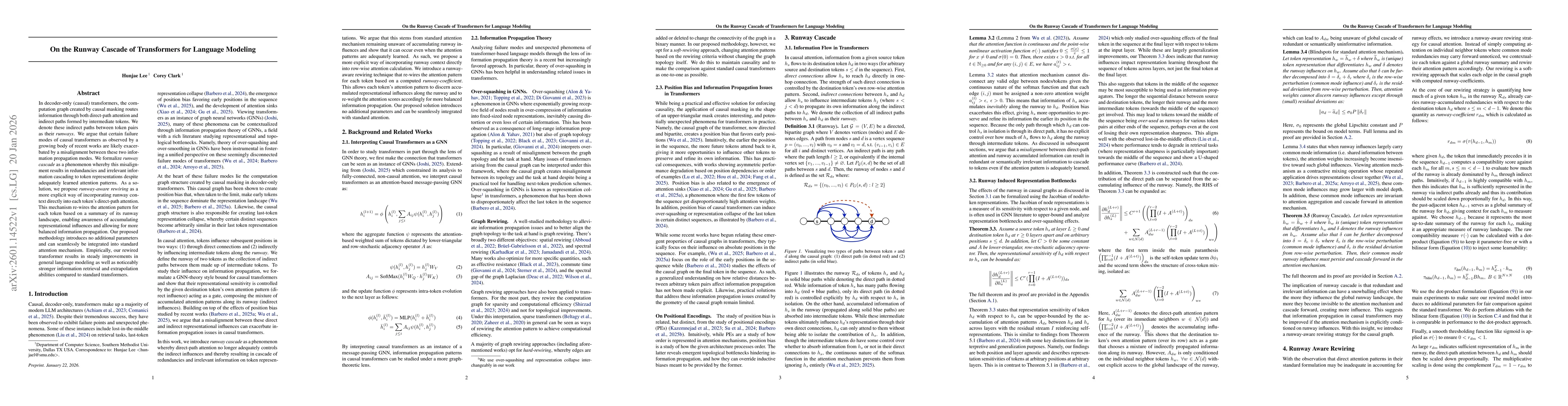 Thumbnail for On the Runway Cascade of Transformers for Language Modeling