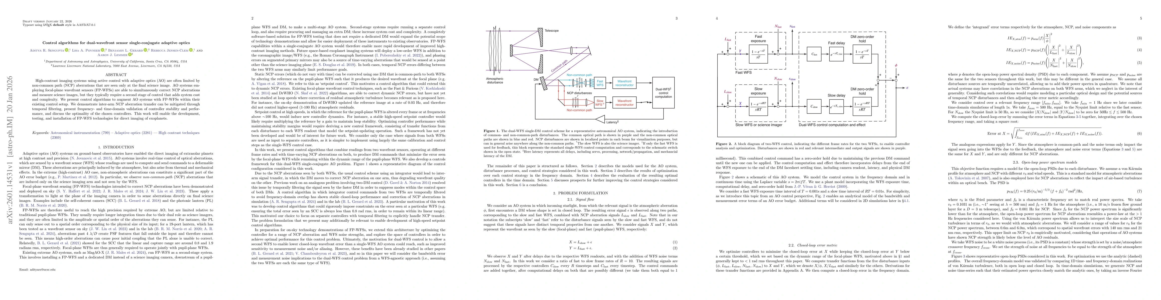 Thumbnail for Control algorithms for dual-wavefront sensor single-conjugate adaptive optics