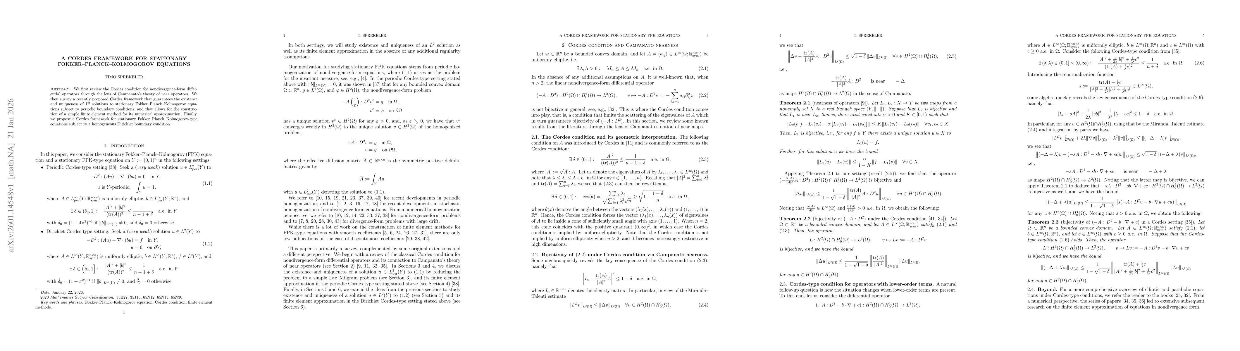 Thumbnail for A Cordes framework for stationary Fokker--Planck--Kolmogorov equations