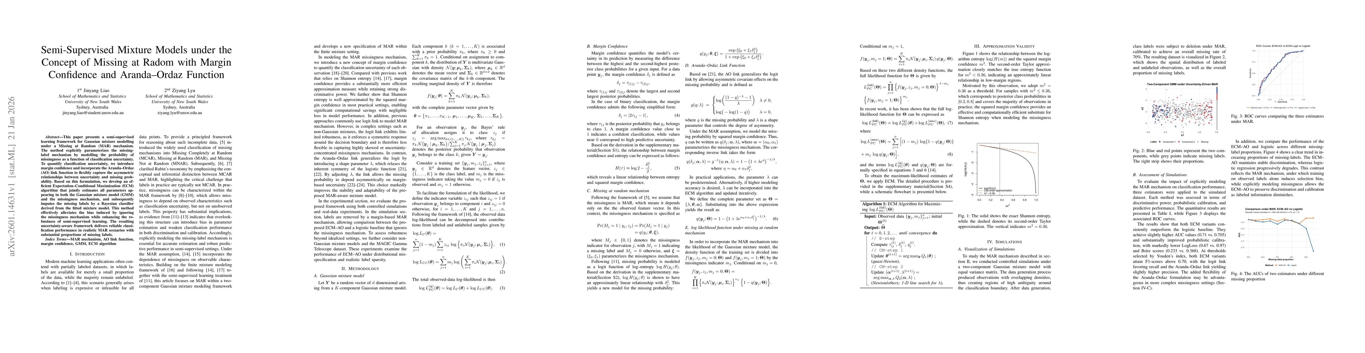 Thumbnail for Semi-Supervised Mixture Models under the Concept of Missing at Radom with Margin Confidence and Aranda Ordaz Function