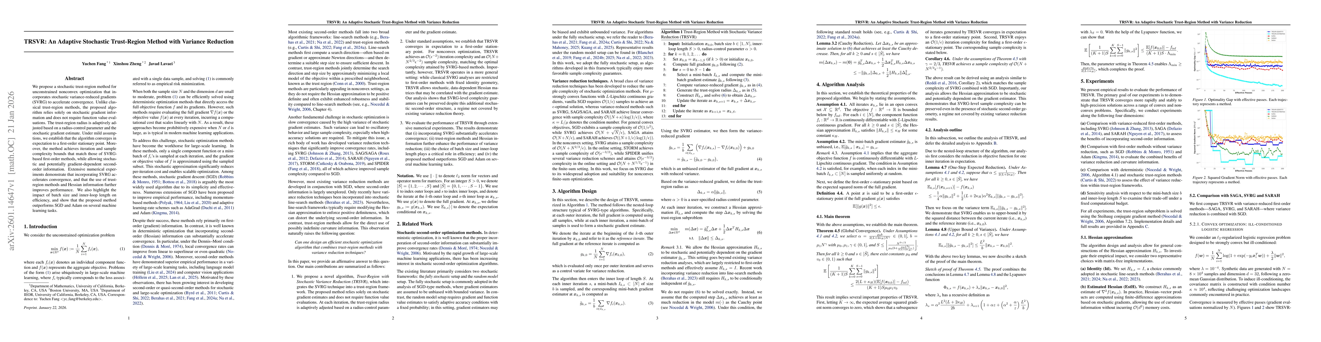 Thumbnail for TRSVR: An Adaptive Stochastic Trust-Region Method with Variance Reduction