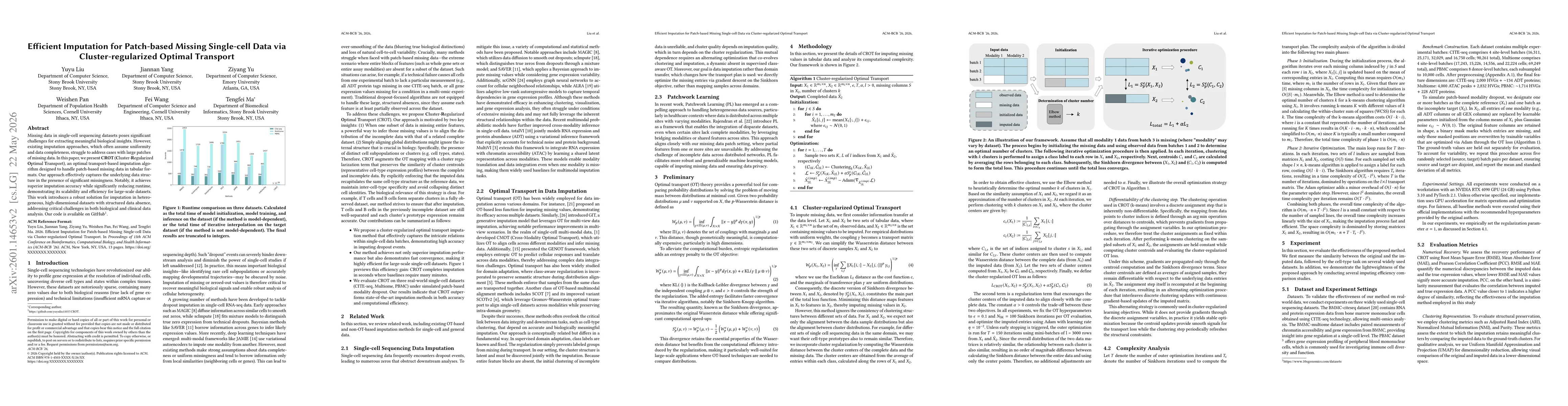 Thumbnail for Efficient Imputation for Patch-based Missing Single-cell Data via Cluster-regularized Optimal Transport