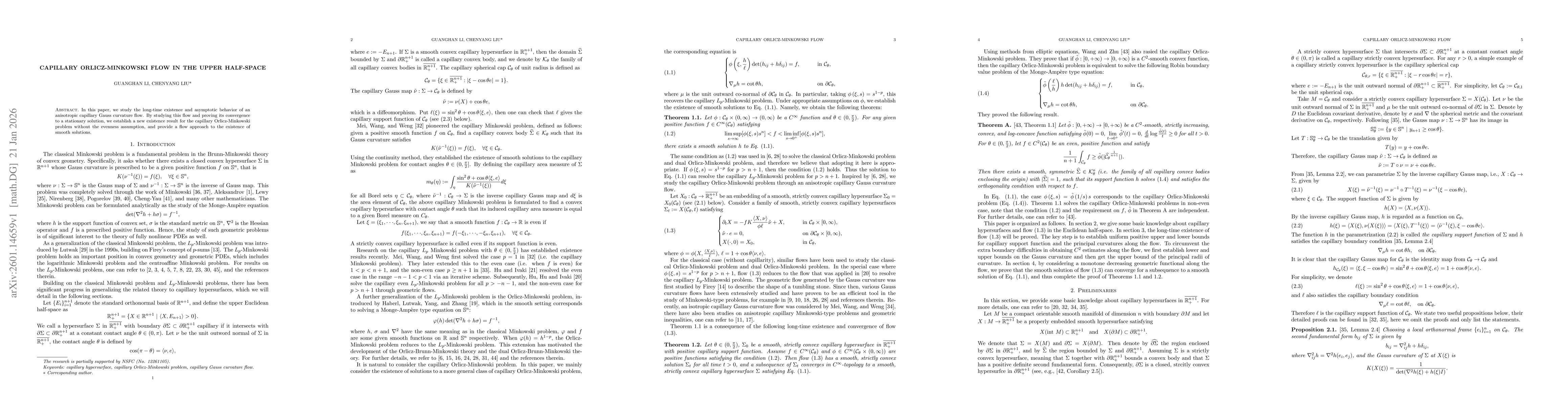 Thumbnail for Capillary Orlicz-Minkowski flow in the upper half-space