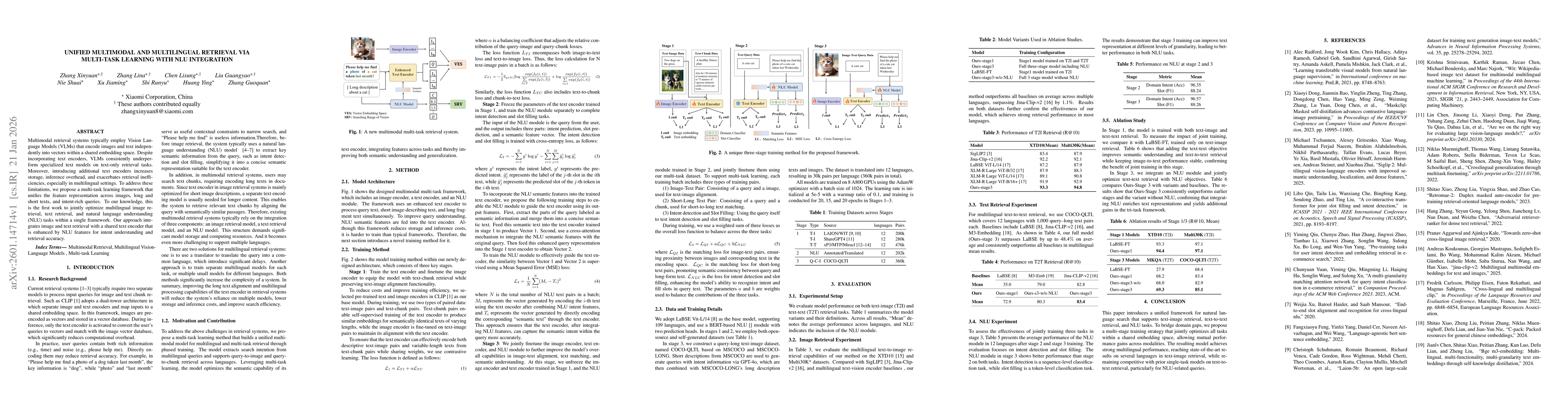 Thumbnail for Unified Multimodal and Multilingual Retrieval via Multi-Task Learning with NLU Integration
