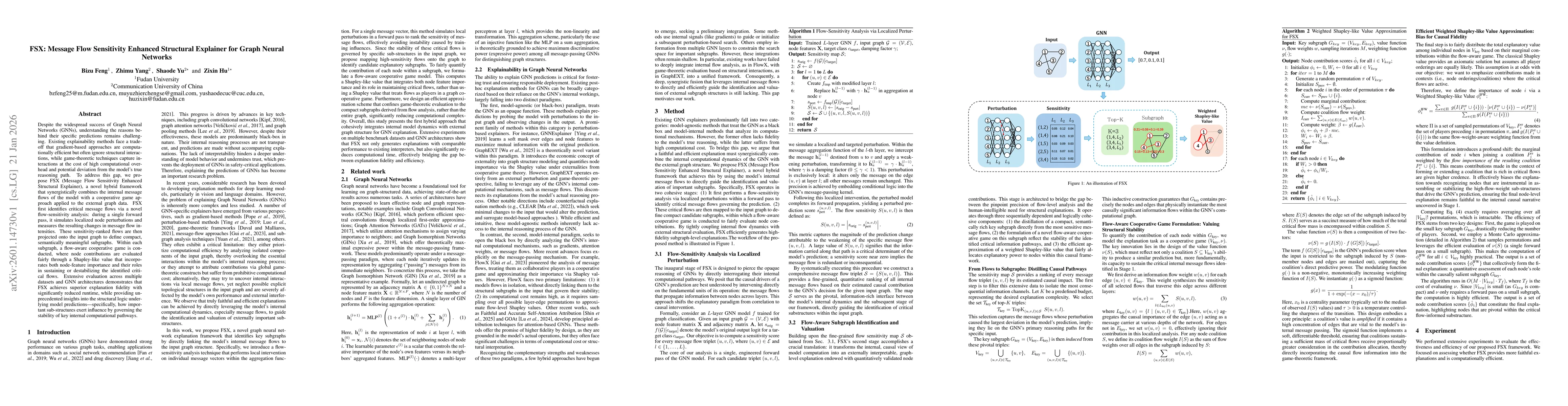 Thumbnail for FSX: Message Flow Sensitivity Enhanced Structural Explainer for Graph Neural Networks