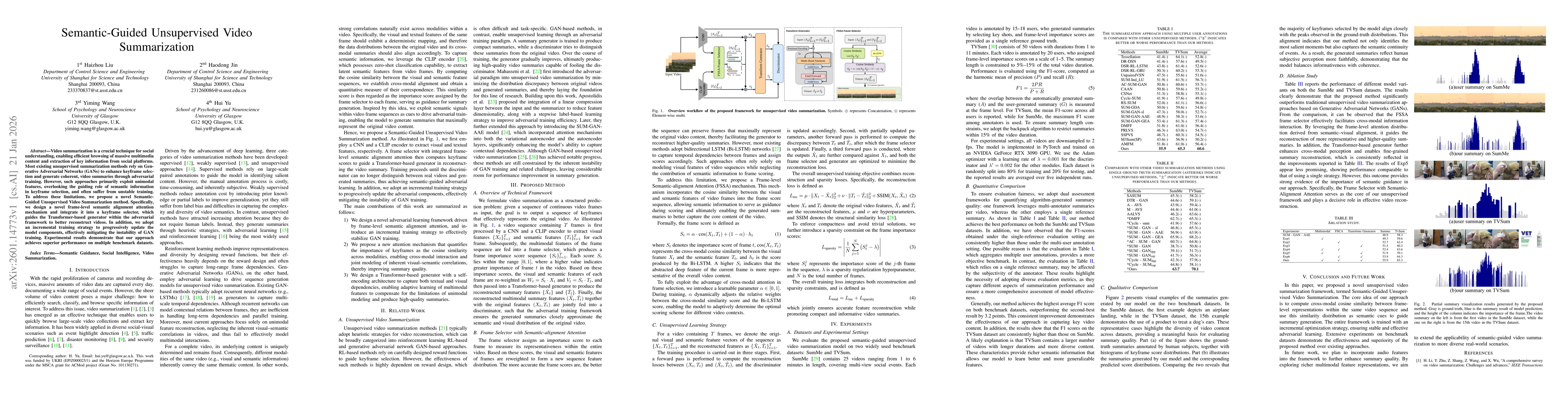 Thumbnail for Semantic-Guided Unsupervised Video Summarization