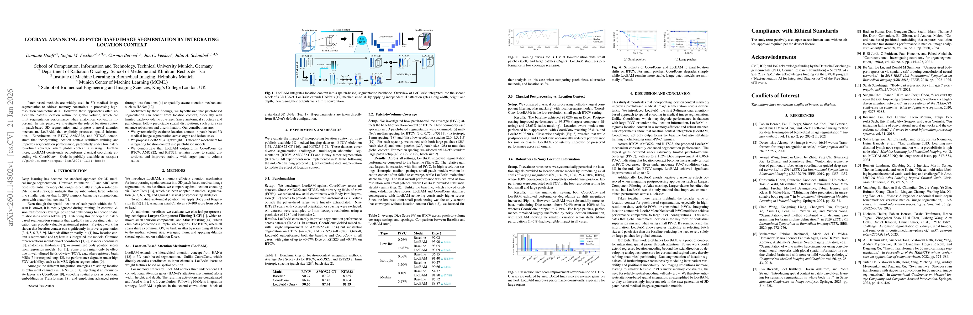 Thumbnail for LocBAM: Advancing 3D Patch-Based Image Segmentation by Integrating Location Contex