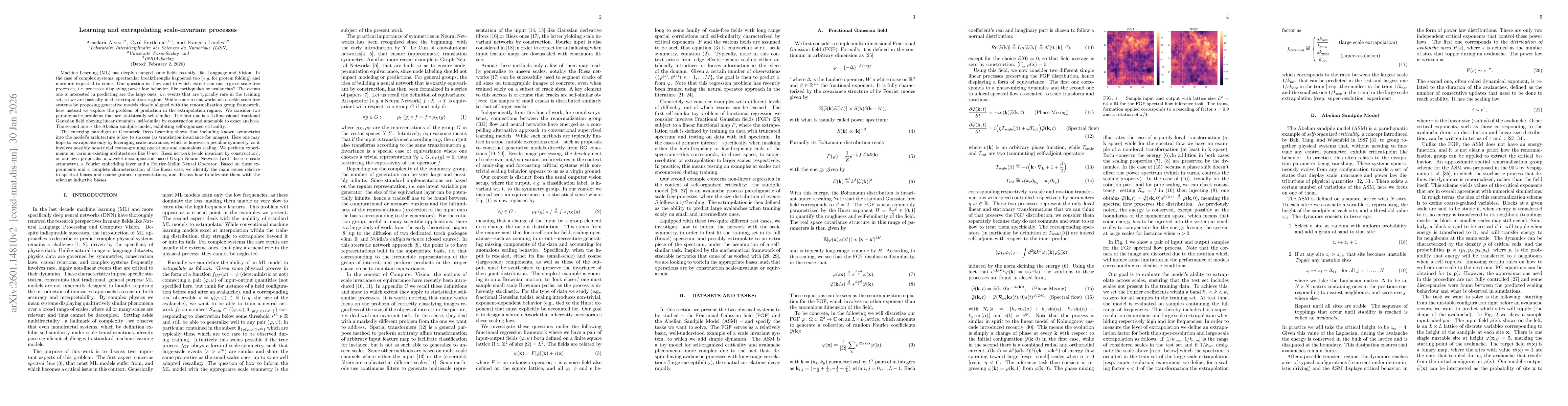 Thumbnail for Learning and extrapolating scale-invariant processes
