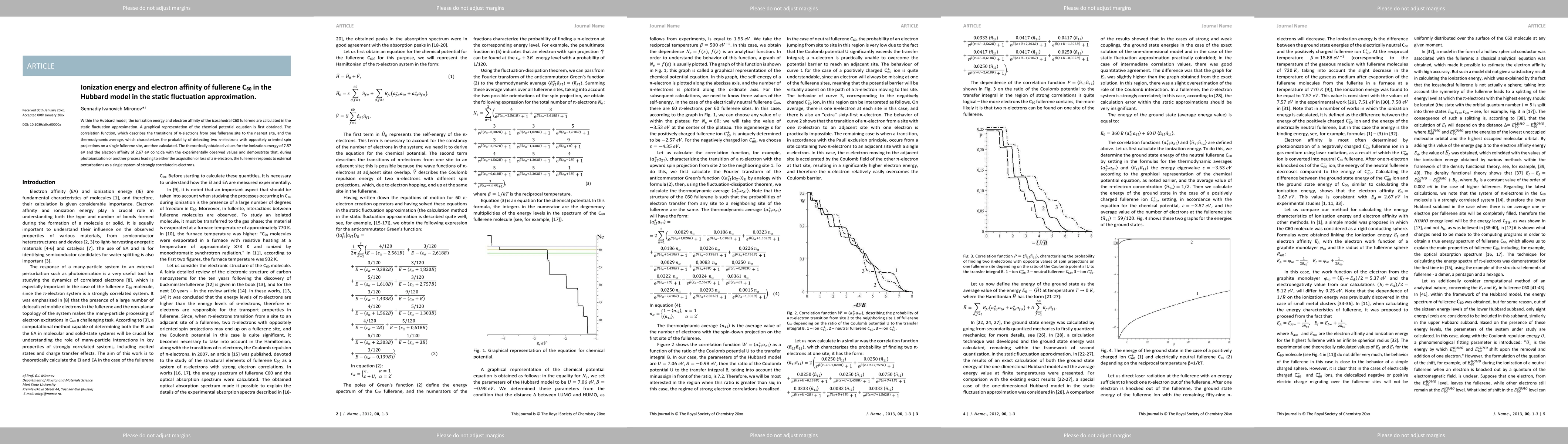 Thumbnail for Ionization energy and electron affinity of fullerene C60 in the Hubbard model in the static fluctuation approximation