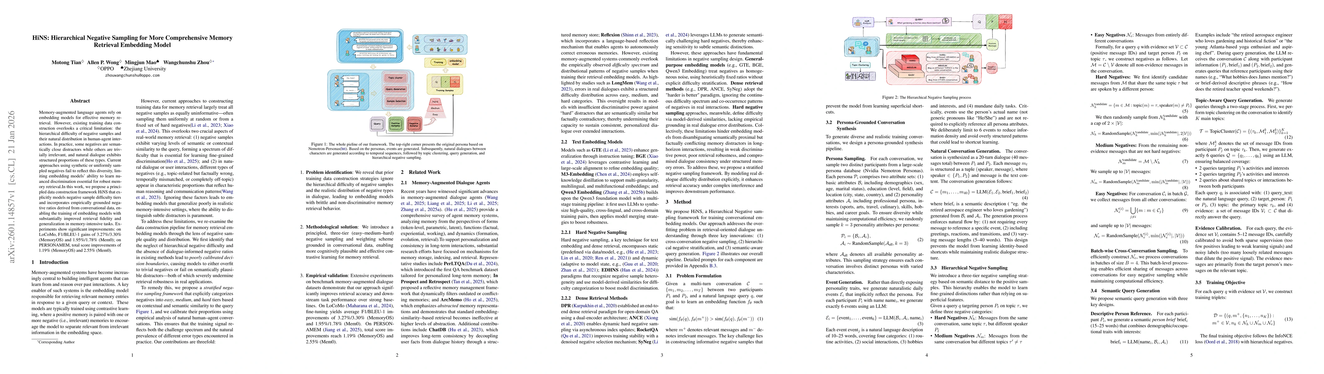 Thumbnail for HiNS: Hierarchical Negative Sampling for More Comprehensive Memory Retrieval Embedding Model