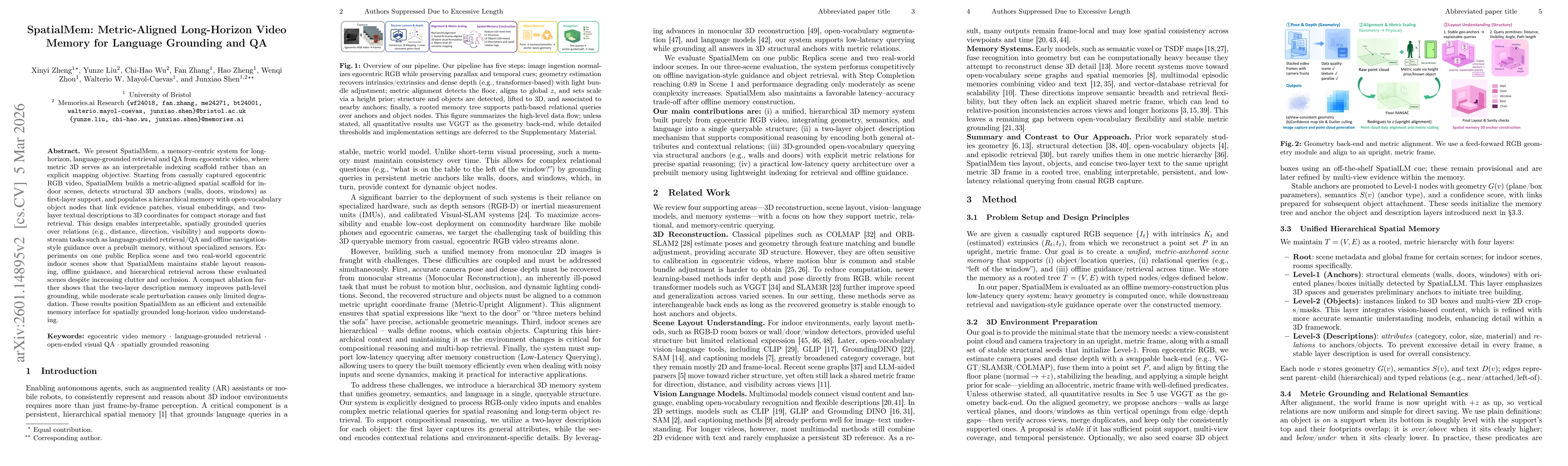 Thumbnail for SpatialMem: Unified 3D Memory with Metric Anchoring and Fast Retrieval