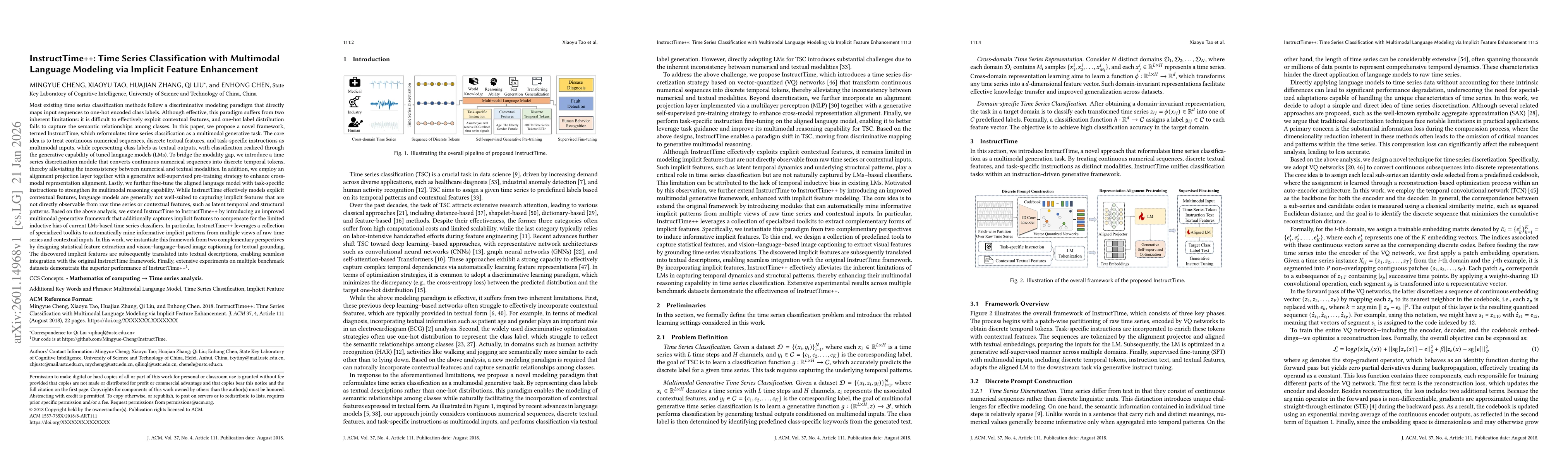Thumbnail for InstructTime++: Time Series Classification with Multimodal Language Modeling via Implicit Feature Enhancement