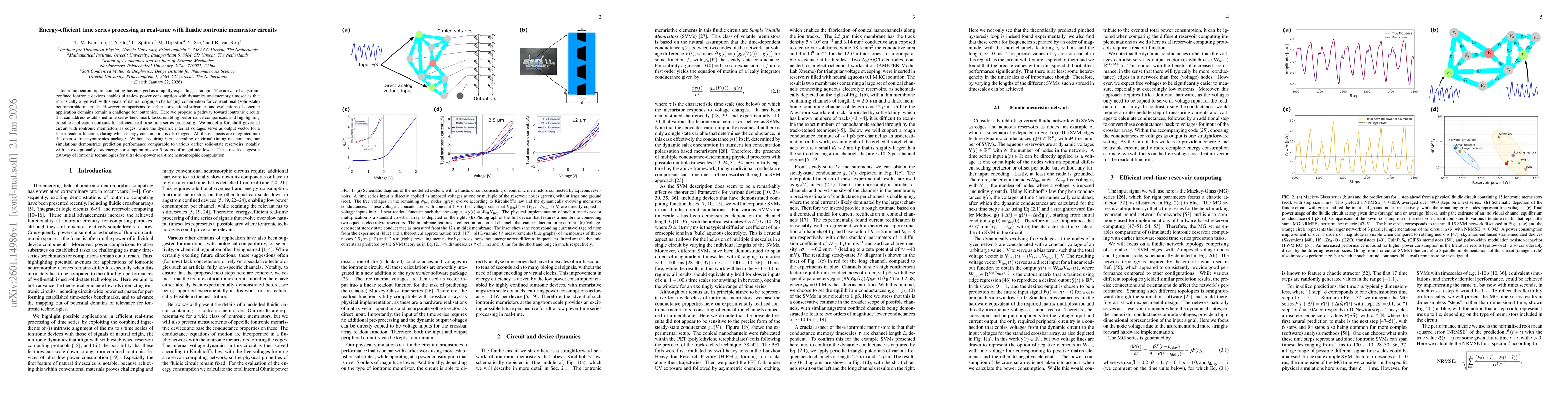 Thumbnail for Energy-efficient time series processing in real-time with fluidic iontronic memristor circuits