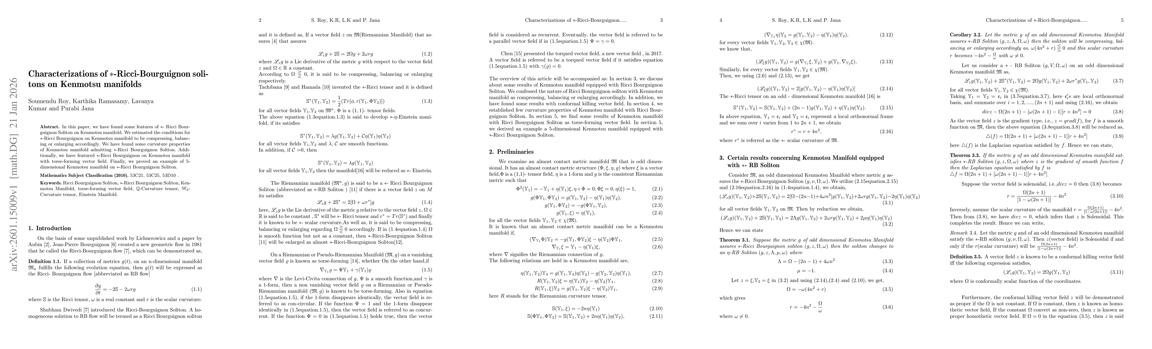 Thumbnail for Characterizations of $\ast$-Ricci-Bourguignon solitons on Kenmotsu manifolds