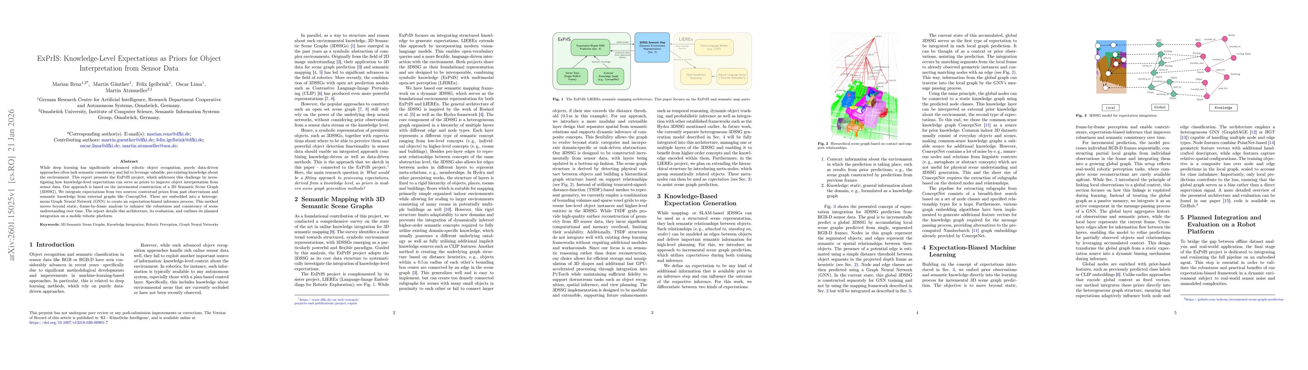 Thumbnail for ExPrIS: Knowledge-Level Expectations as Priors for Object Interpretation from Sensor Data