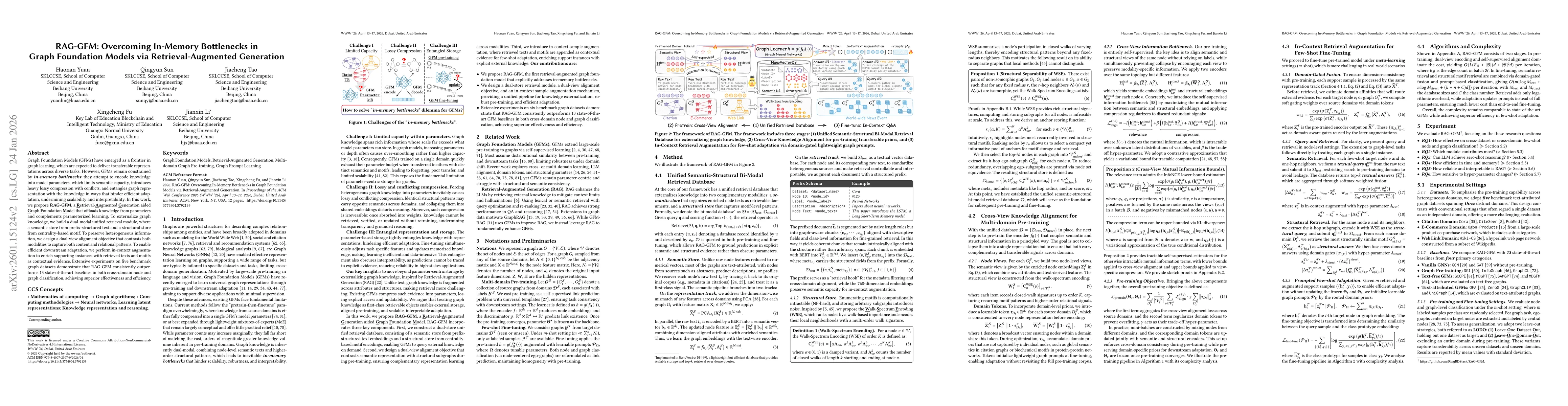 Thumbnail for Overcoming In-Memory Bottlenecks in Graph Foundation Models via Retrieval-Augmented Generation
