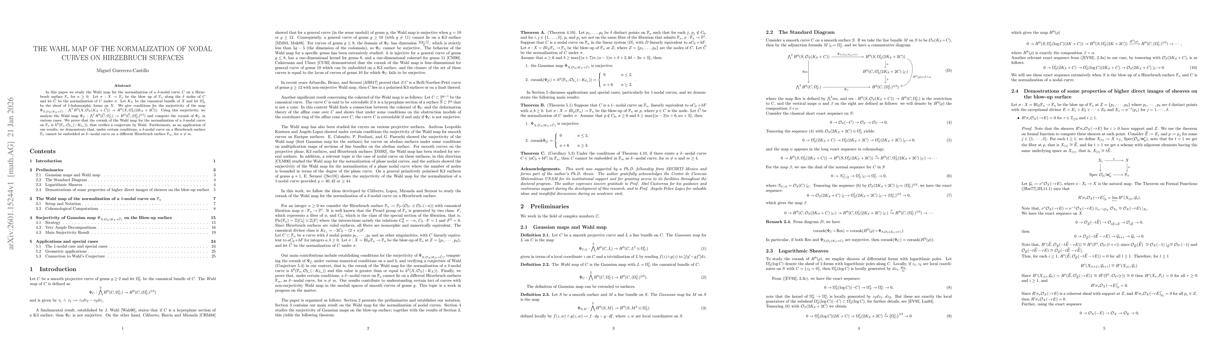 Thumbnail for The Wahl map of the normalization of nodal curves on Hirzebruch surfaces