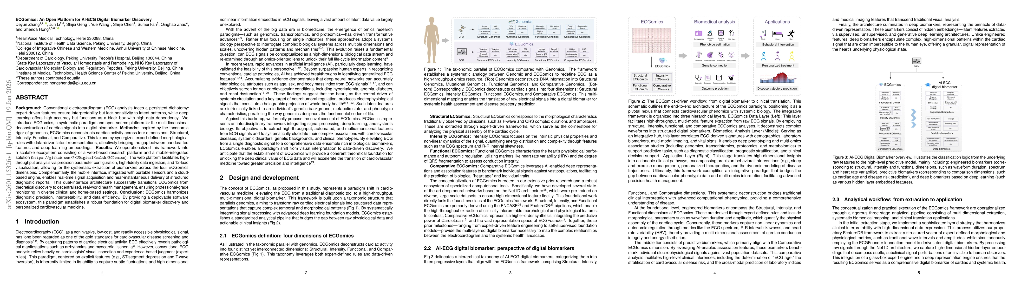 Thumbnail for ECGomics: An Open Platform for AI-ECG Digital Biomarker Discovery