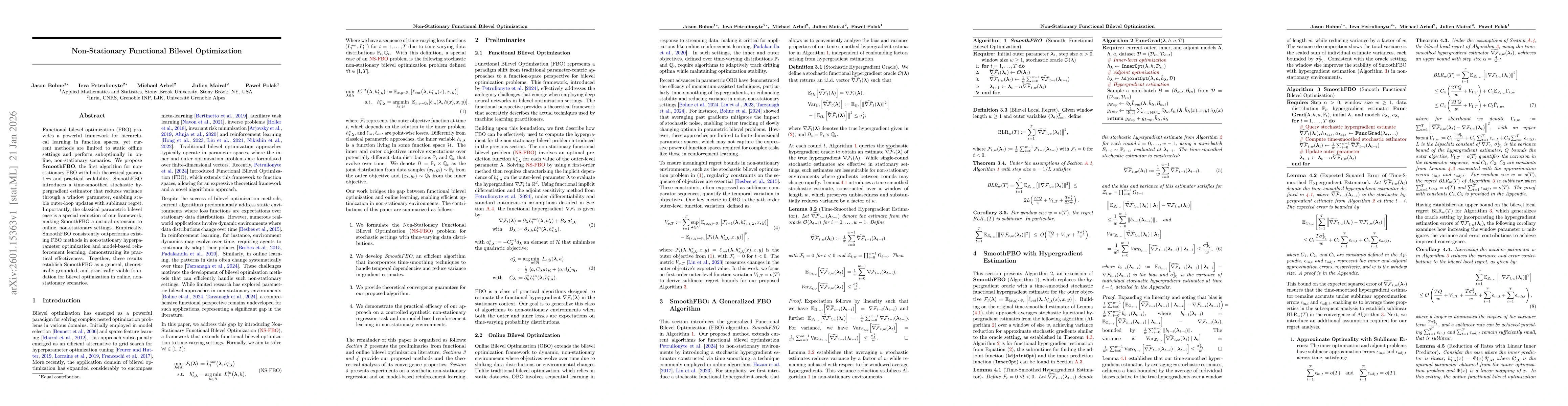 Thumbnail for Non-Stationary Functional Bilevel Optimization
