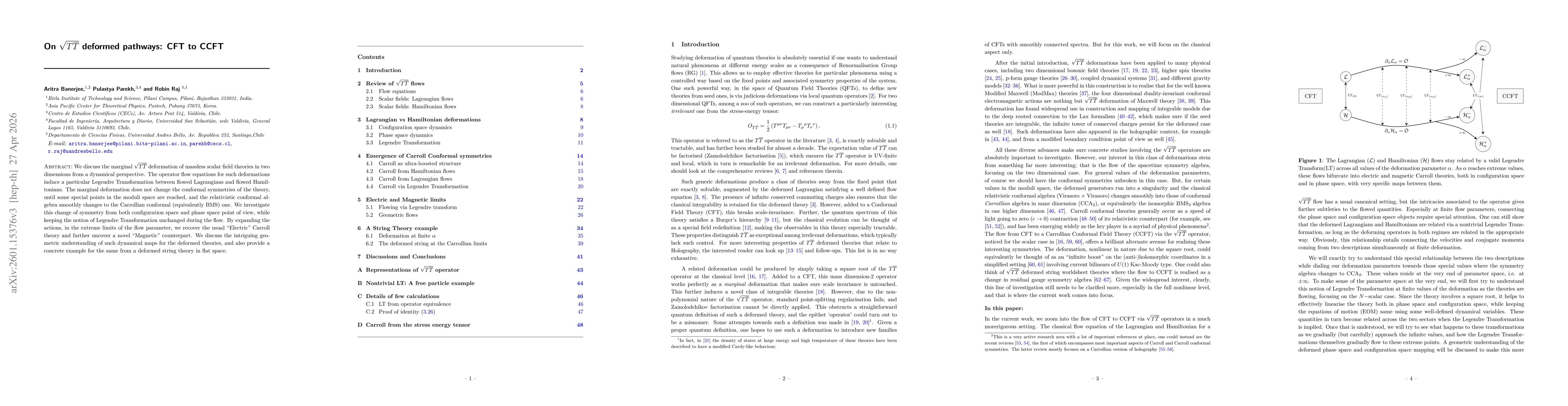 Thumbnail for On $\sqrt{T\overline{T}}$ deformed pathways: CFT to CCFT