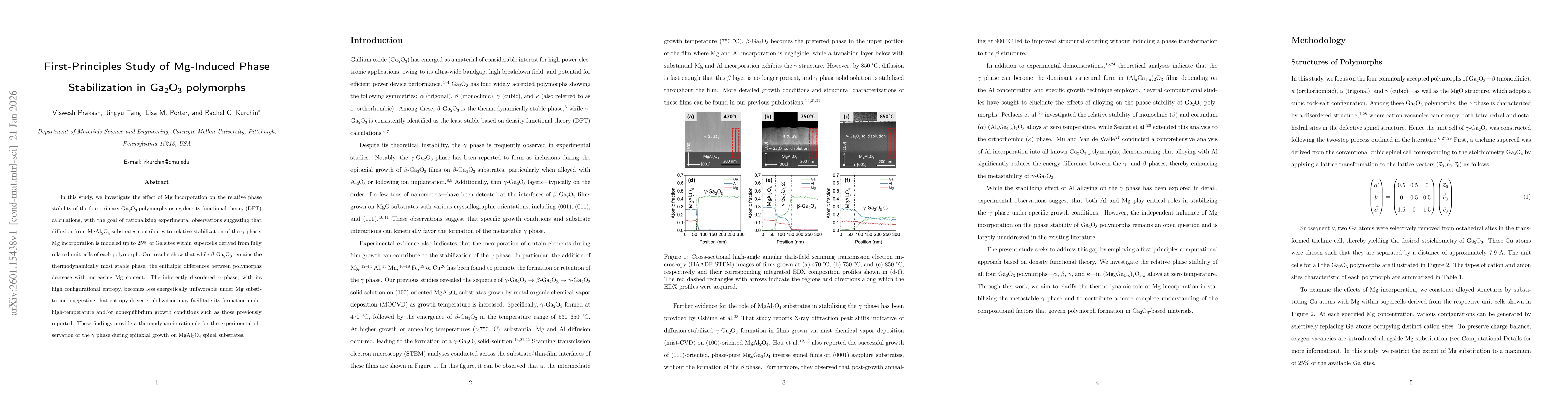 Thumbnail for First-Principles Study of Mg-Induced Phase Stabilization in Ga$_2$O$_3$ polymorphs