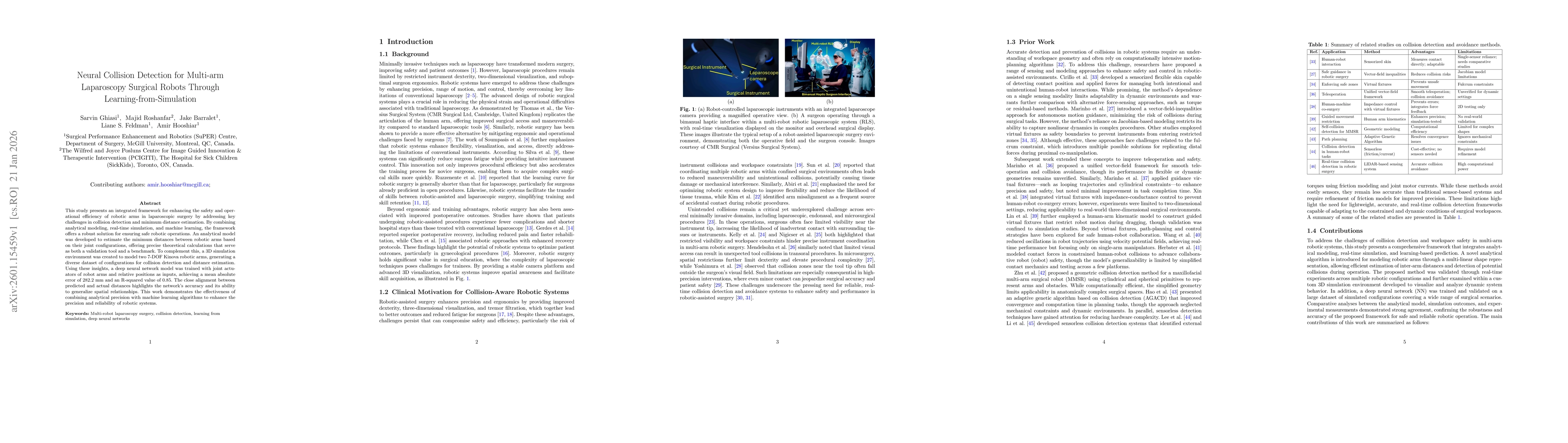 Thumbnail for Neural Collision Detection for Multi-arm Laparoscopy Surgical Robots Through Learning-from-Simulation