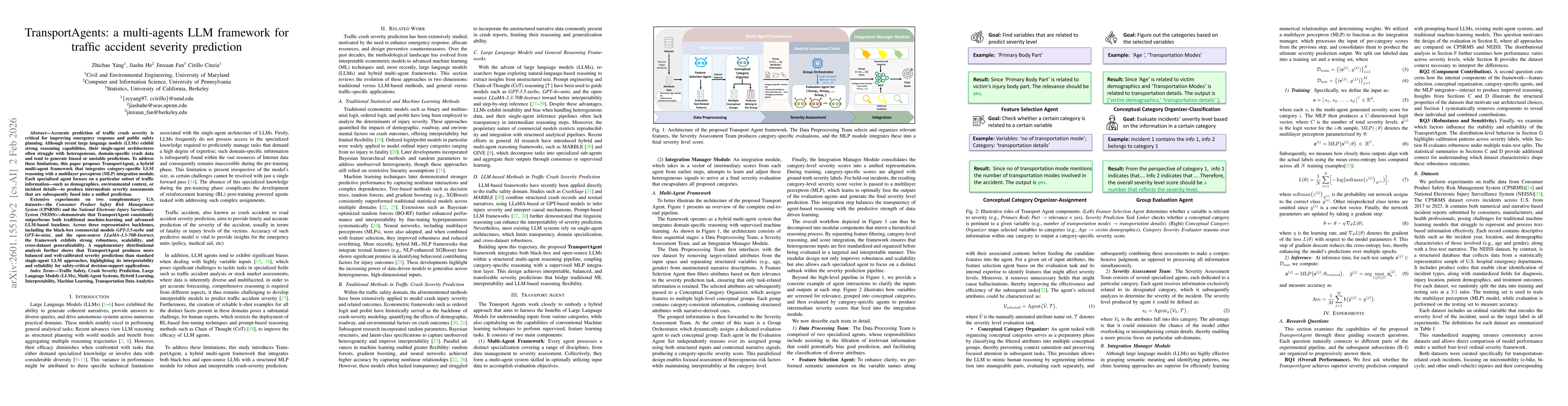 Thumbnail for TransportAgents: a multi-agents LLM framework for traffic accident severity prediction