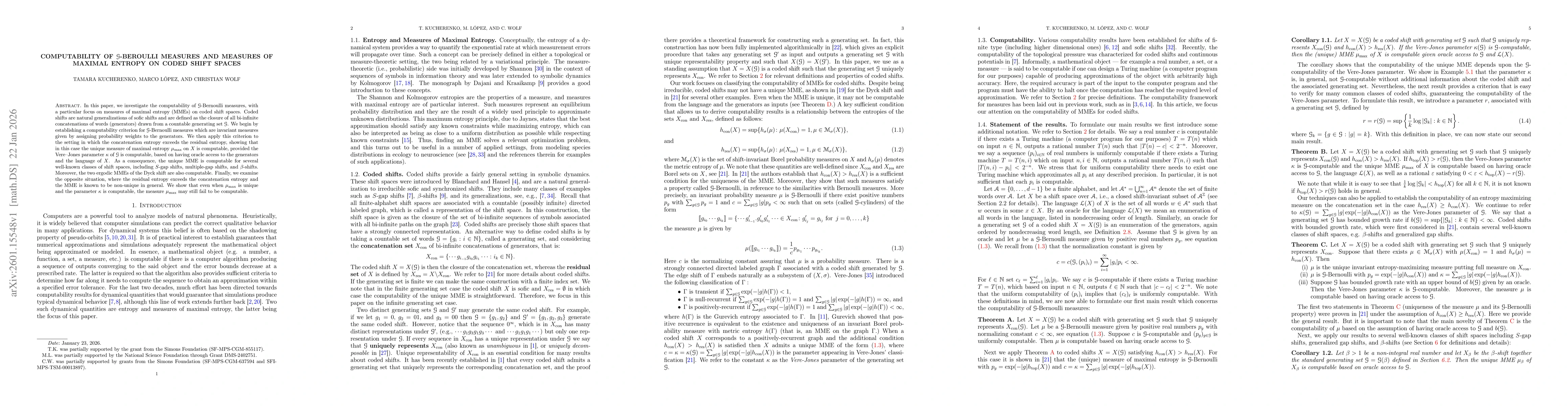 Thumbnail for Computability of $\mathcal{G}$-Beroulli Measures and Measures of Maximal Entropy on Coded Shift Spaces